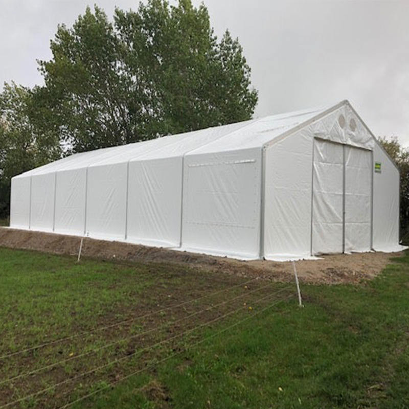 IFRC/ICRC/WFP/IOM štandardné ohňovzdorné stanové mobilné skladovacie jednotky (MSU) odolné voči UV žiareniu 10x24m
