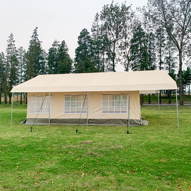 UNSOS štandardný 10-miestny stan s krátkou úľavou na ochranu súkromia