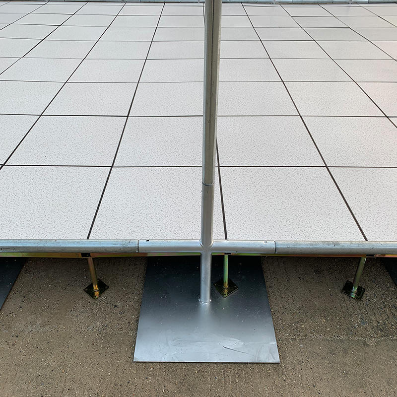 5x7m Typ a Odľahčovací stan s oceľovou rámovou konštrukciou pokrytou membránou