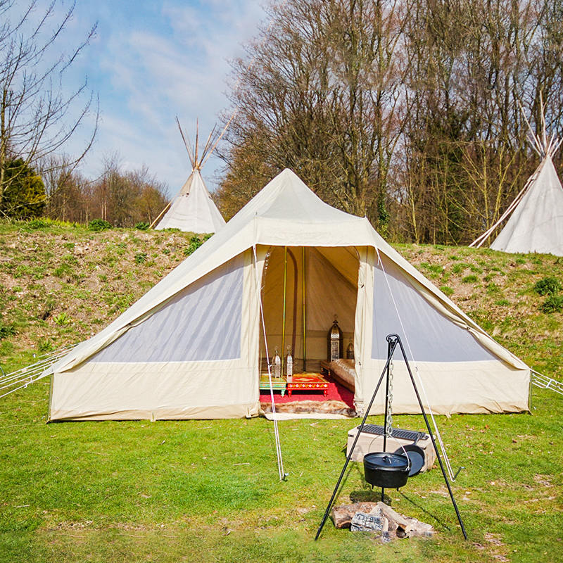 4,4 metrový stan Touareg Deluxe Kempingový plátenný stan