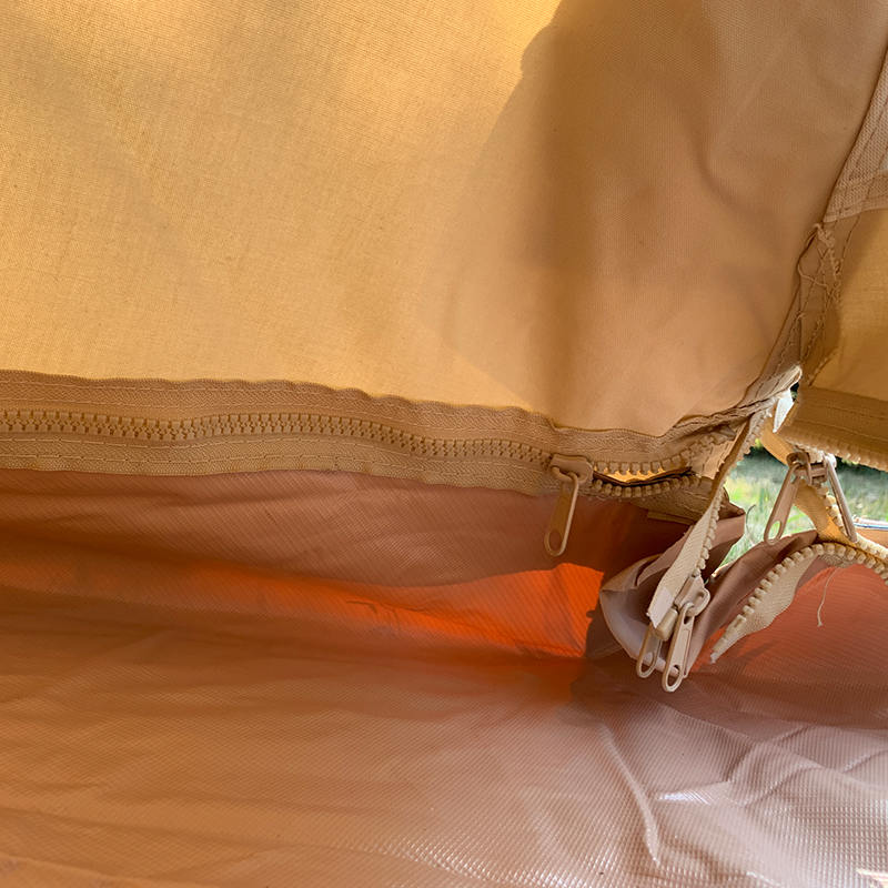 Rodinný kempingový plátenný stan Tipi s dĺžkou 4 metrov