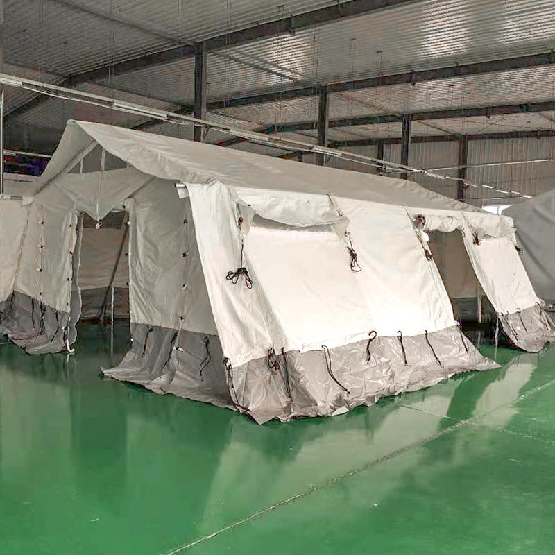 Viacúčelový základný stan MSF/ICRC/IFRC štandard 45 m² používaný na školenia, kanceláriu, kliniku