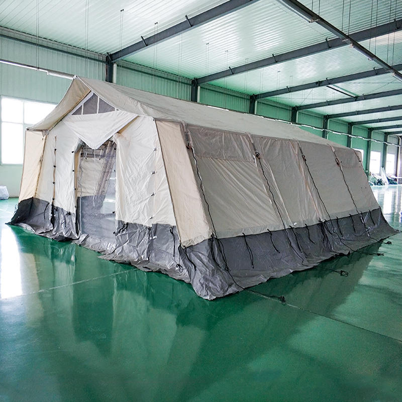Viacúčelový základný stan MSF/ICRC/IFRC štandard 45 m² používaný na školenia, kanceláriu, kliniku