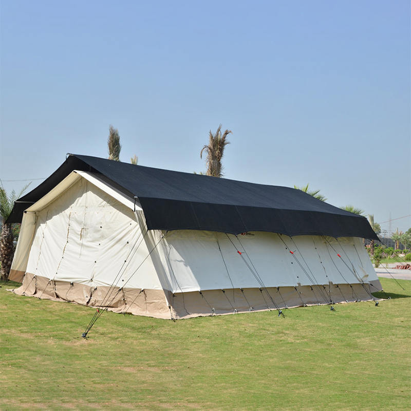 Viacúčelový základný stan MSF/ICRC/IFRC štandard 45 m² používaný na školenia, kanceláriu, kliniku