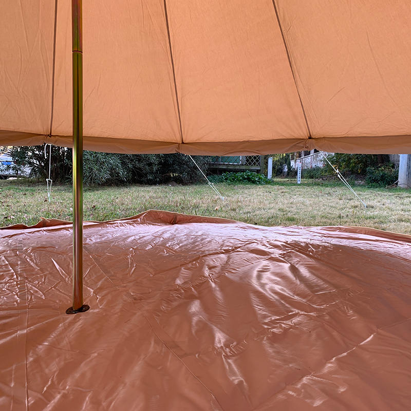 4m plátenný Bell stan pre 4 osoby pre rodinné kempovanie