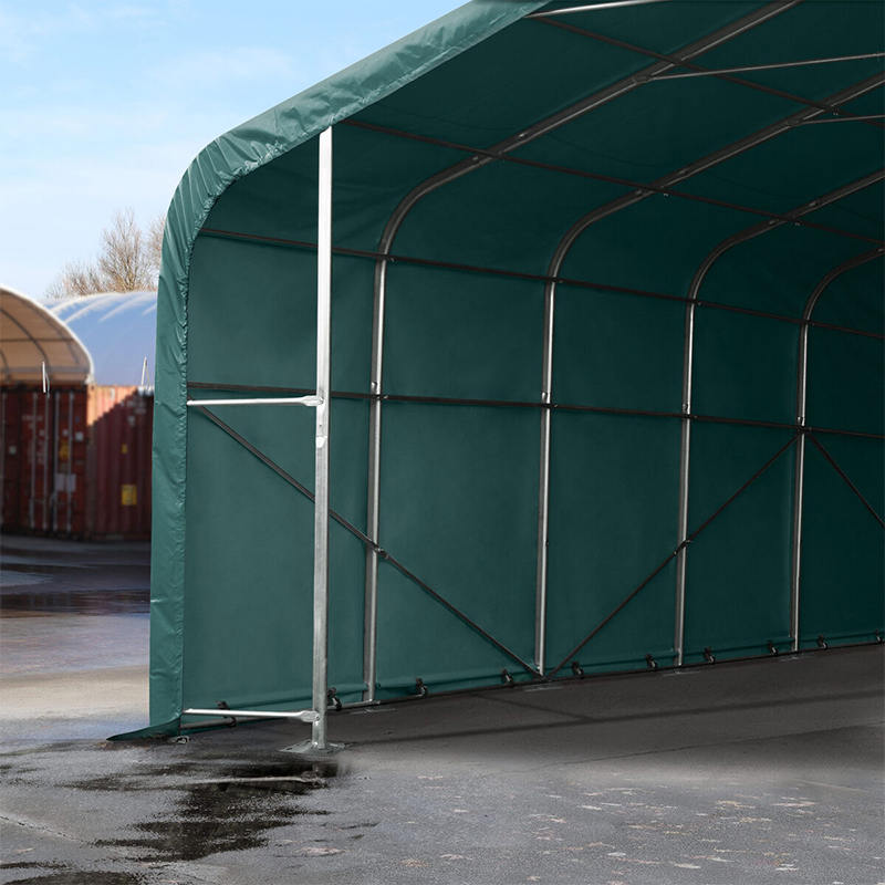 6X6 2,6 m bočná výška Plne pozinkovaný oceľový rám Hala dočasného skladu