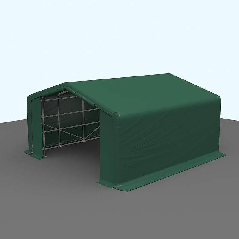 6X6 2,6 m bočná výška Plne pozinkovaný oceľový rám Hala dočasného skladu