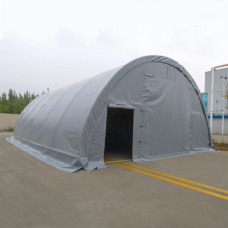 Oblúkový úložný stan 9x12mx4,5, predsieň pre okrúhly oblúk