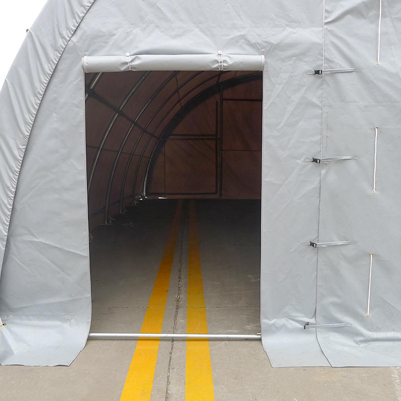 Oblúkový úložný stan 9x12mx4,5, predsieň pre okrúhly oblúk