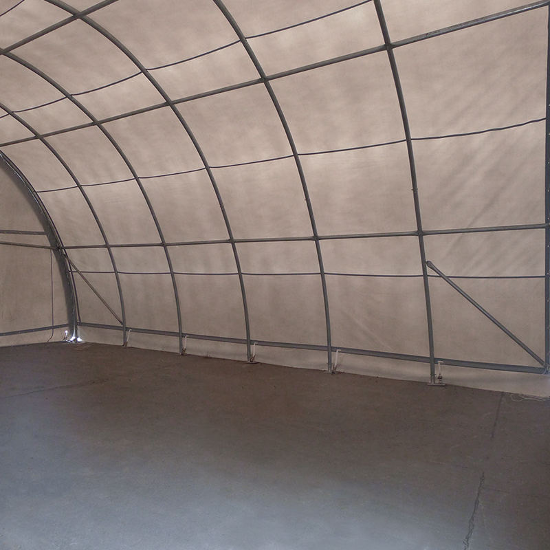 Oblúkový úložný stan 9x12mx4,5, predsieň pre okrúhly oblúk