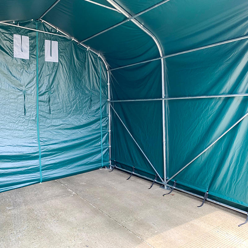 4 x 4 m-2,6 m Tieňový prístrešok na pasienky Exteriérový prístrešok na veľké zaťaženie