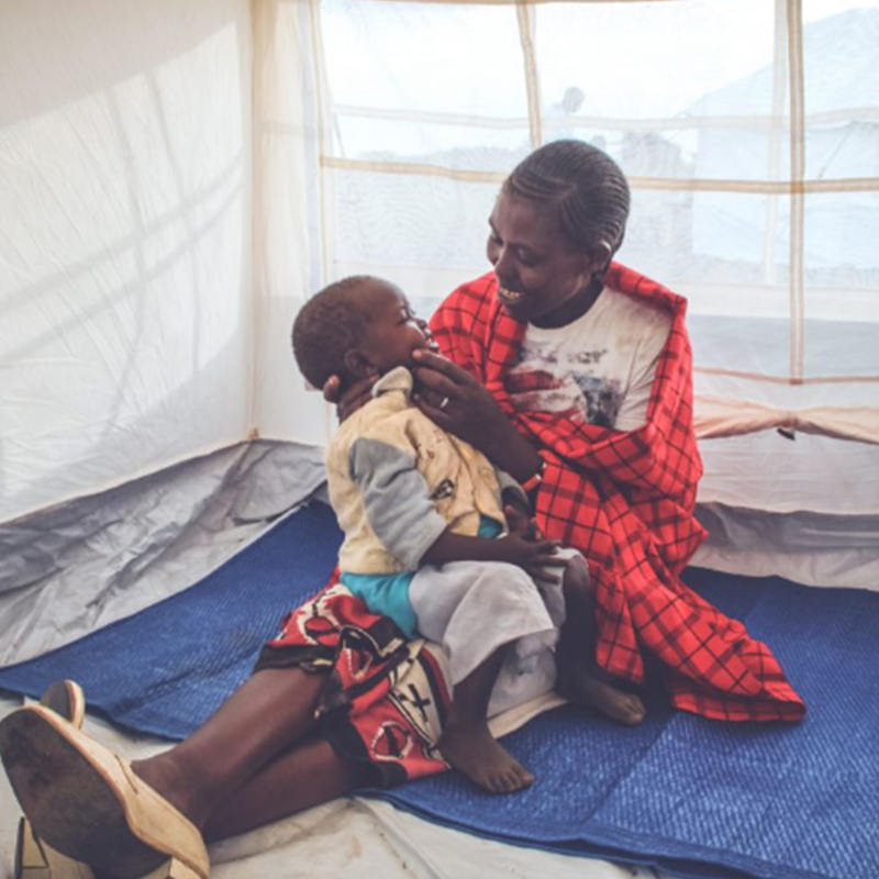 Syntetická podložka na spanie podľa štandardu UNHCR pre 1 osobu