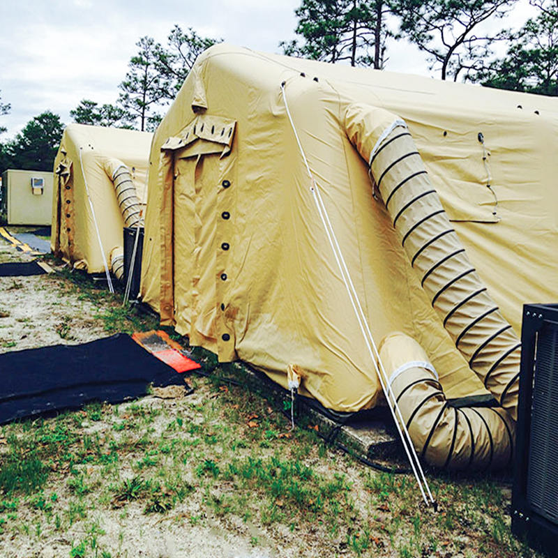 5,6 x 5,15 m viacúčelové malé rýchlo nasaditeľné nízkotlakové nafukovacie prístrešky