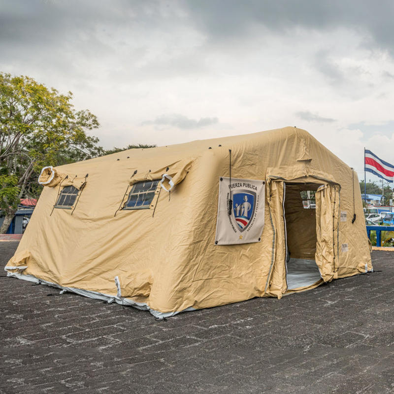 5,6 x 5,15 m viacúčelové malé rýchlo nasaditeľné nízkotlakové nafukovacie prístrešky