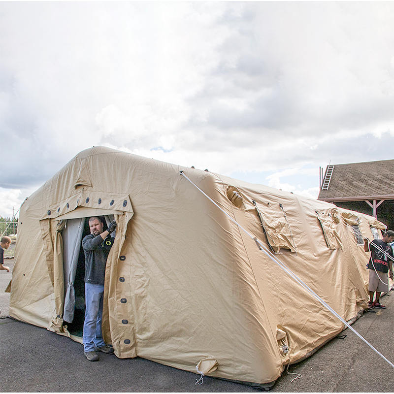5,6 x 9,95 m viacúčelový stredný rýchlo nasaditeľný prístrešok Nízkotlakový nafukovací stan