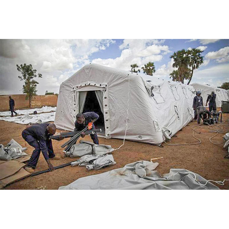 5,6 x 9,95 m viacúčelový stredný rýchlo nasaditeľný prístrešok Nízkotlakový nafukovací stan