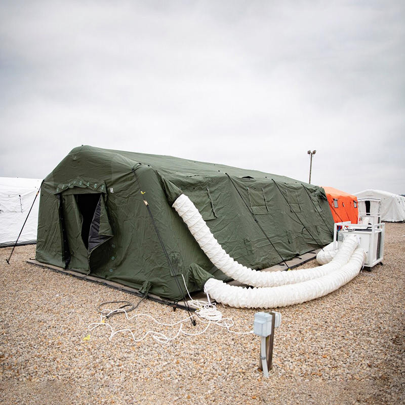 5,6 x 9,95 m viacúčelový stredný rýchlo nasaditeľný prístrešok Nízkotlakový nafukovací stan