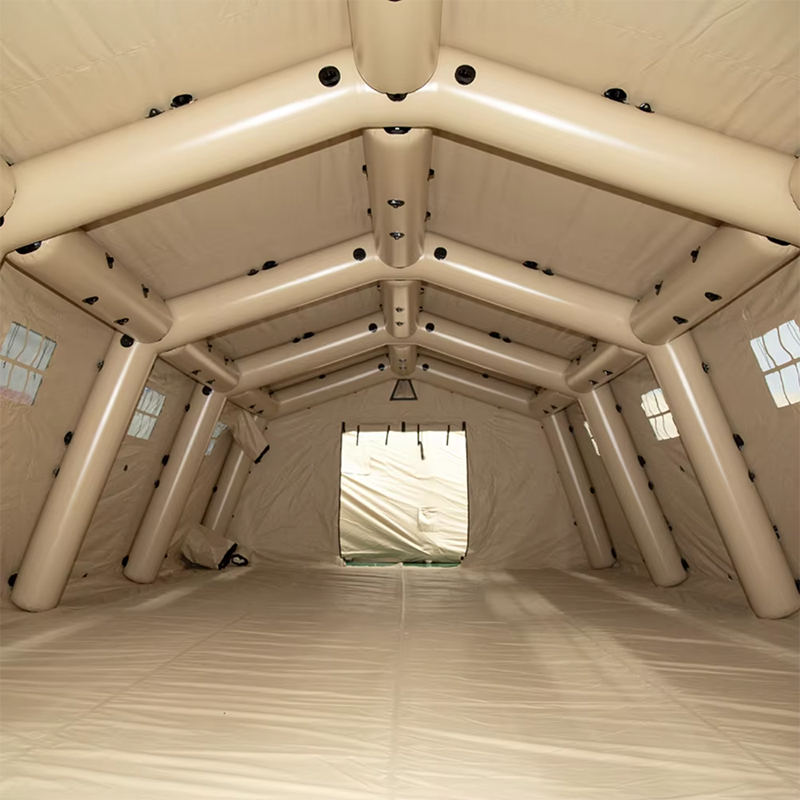 5,6 x 9,95 m viacúčelový stredný rýchlo nasaditeľný prístrešok Nízkotlakový nafukovací stan