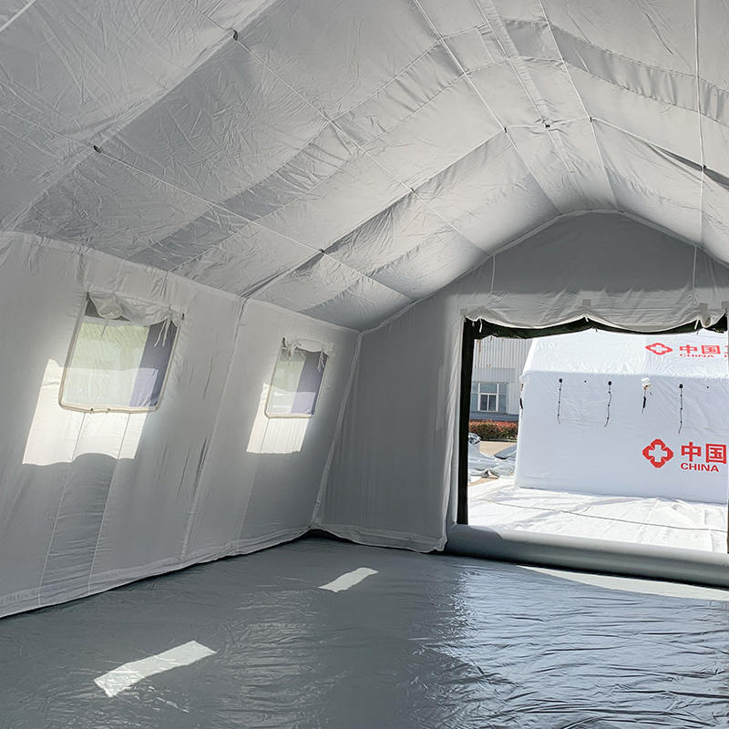 30 m² Nafukovací stan vojenského veliteľstva rýchleho nasadenia