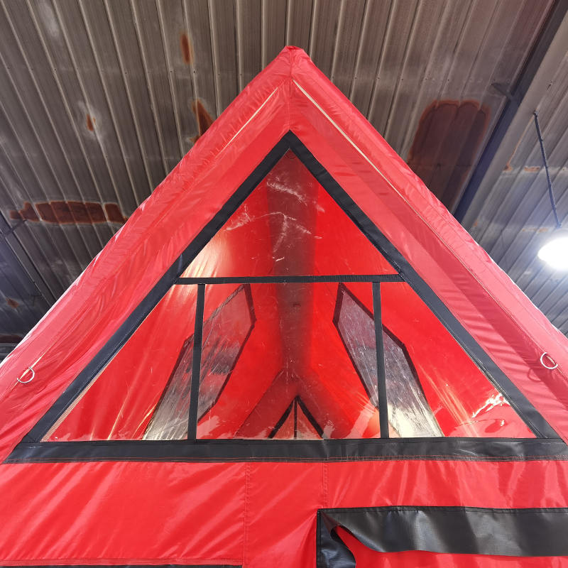 Štvorsezónny vodotesný nafukovací vzduchový stan pre 8-10 osôb na kempovanie